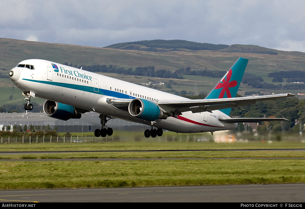 Aircraft Photo of G-OOBM | Boeing 767-324/ER | First Choice Airways | AirHistory.net #58834