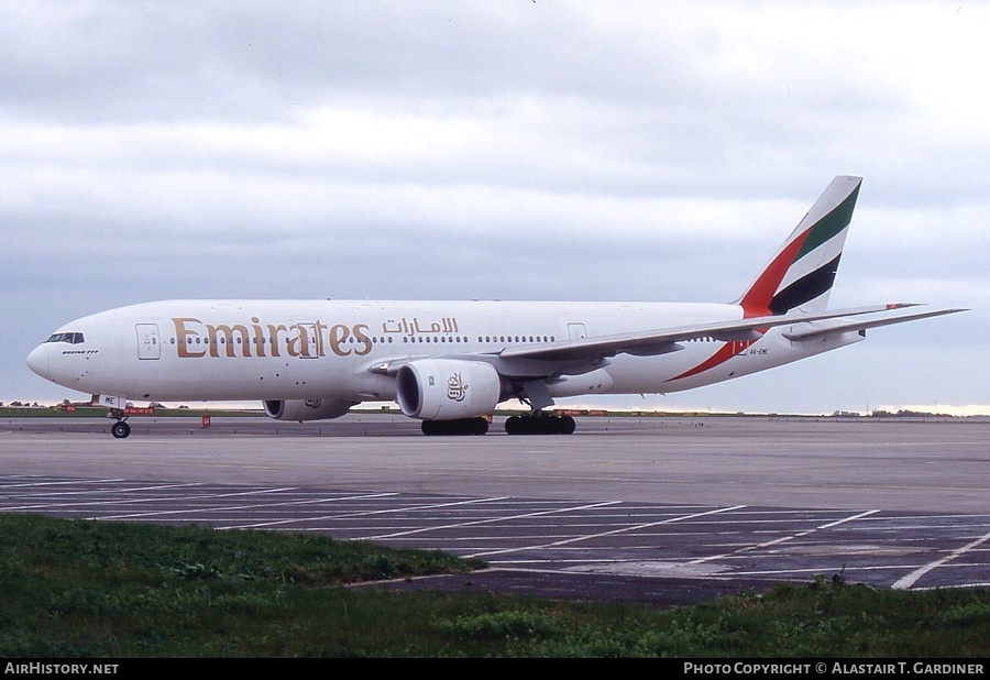Aircraft Photo of A6-EME | Boeing 777-21H | Emirates | AirHistory.net #58839