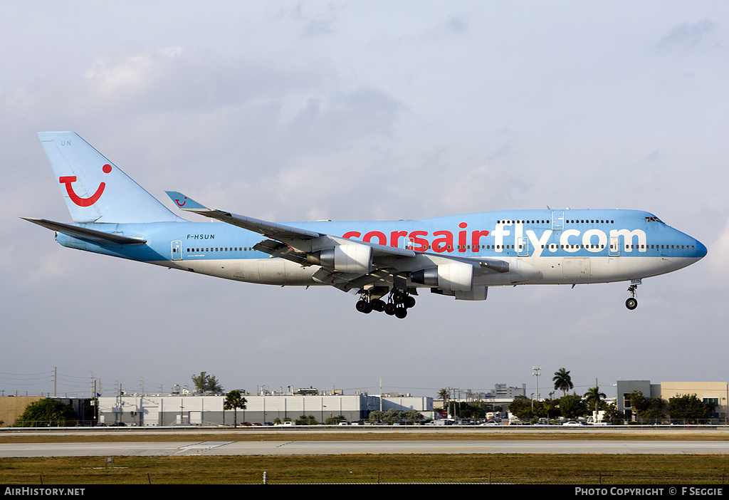 Aircraft Photo of F-HSUN | Boeing 747-422 | Corsairfly | AirHistory.net #58840