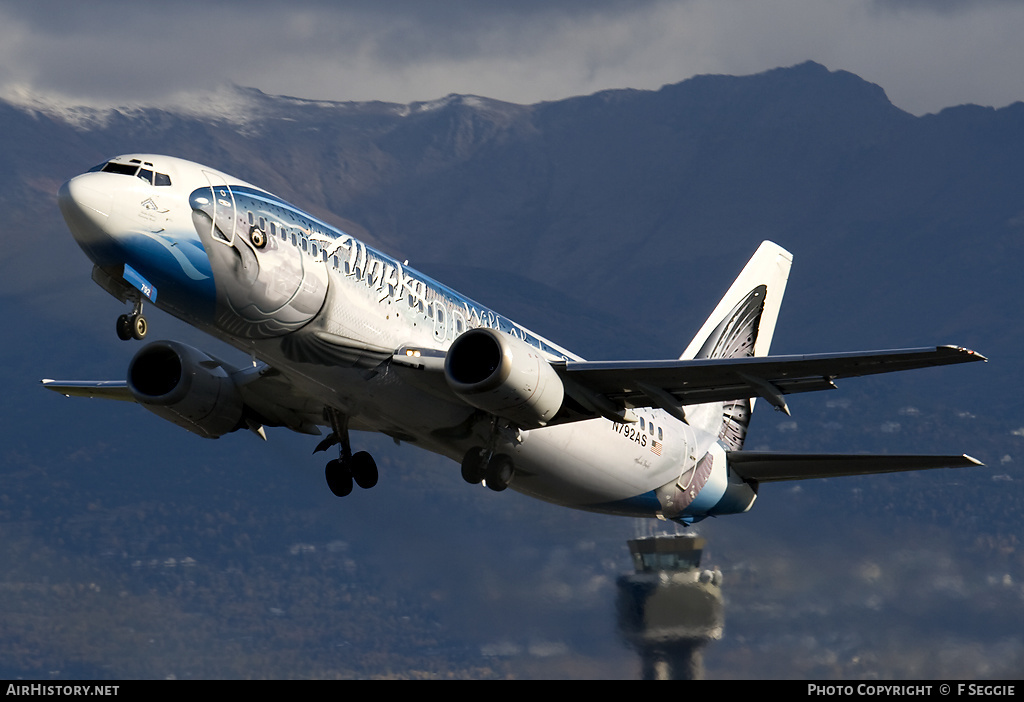 Aircraft Photo of N792AS | Boeing 737-490 | Alaska Airlines | AirHistory.net #58844