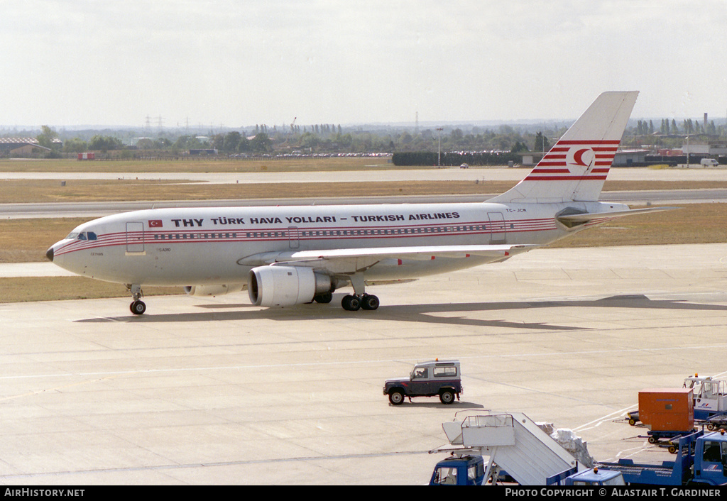 Aircraft Photo of TC-JCM | Airbus A310-203 | THY Türk Hava Yolları - Turkish Airlines | AirHistory.net #58850