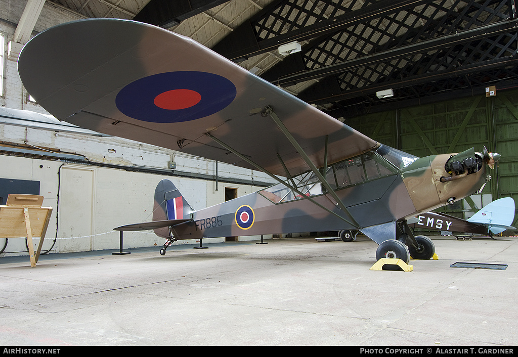 Aircraft Photo of G-BDMS / FR886 | Piper J-3C-65 Cub | UK - Army | AirHistory.net #58906