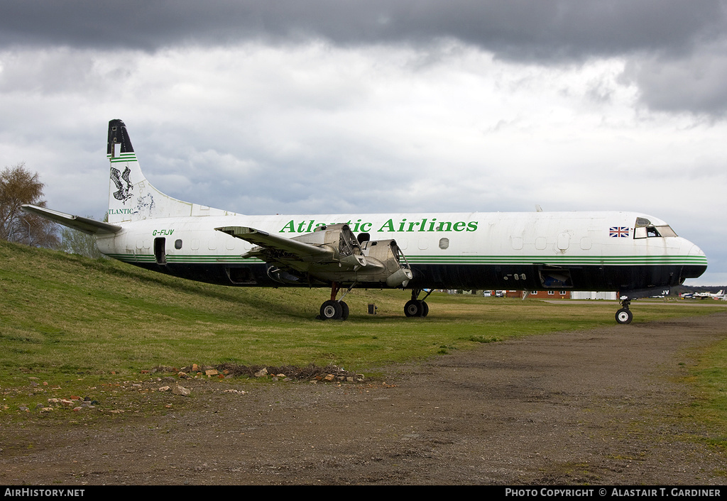 Aircraft Photo of G-FIJV | Lockheed L-188C(F) Electra | Atlantic Airlines | AirHistory.net #58920