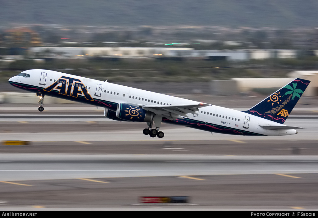 Aircraft Photo of N519AT | Boeing 757-23N | ATA Airlines - American Trans Air | AirHistory.net #58923