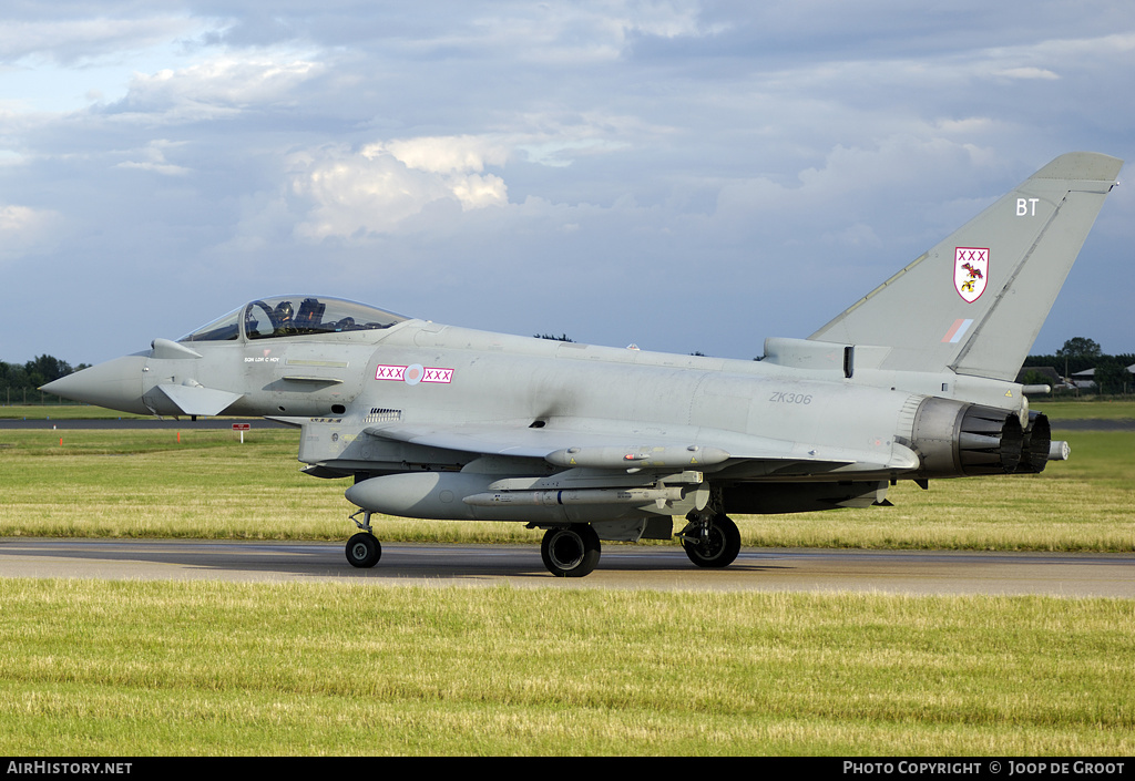 Aircraft Photo of ZK306 | Eurofighter EF-2000 Typhoon FGR4 | UK - Air Force | AirHistory.net #58931