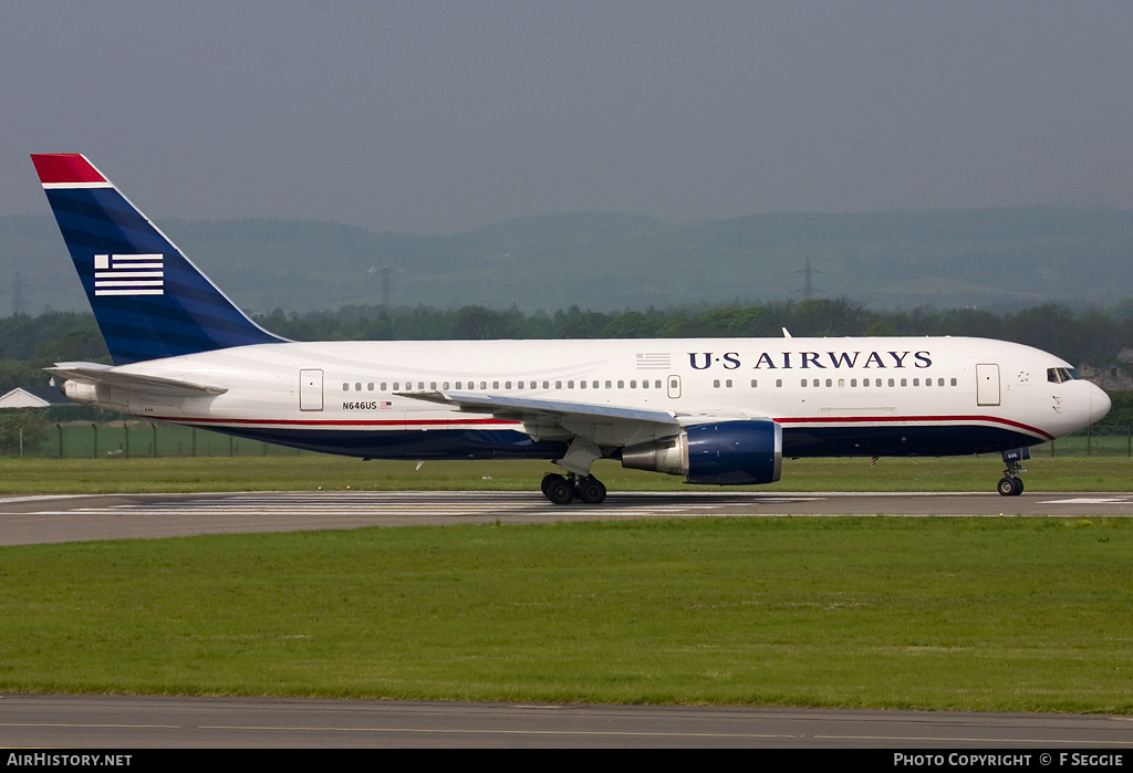 Aircraft Photo of N646US | Boeing 767-201/ER | US Airways | AirHistory.net #58933