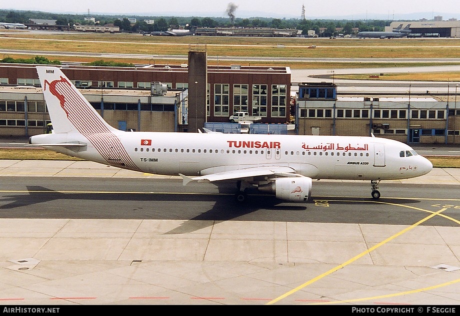 Aircraft Photo of TS-IMM | Airbus A320-211 | Tunisair | AirHistory.net #58937