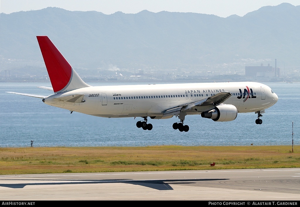 Aircraft Photo of JA8397 | Boeing 767-346 | Japan Airlines - JAL | AirHistory.net #58948