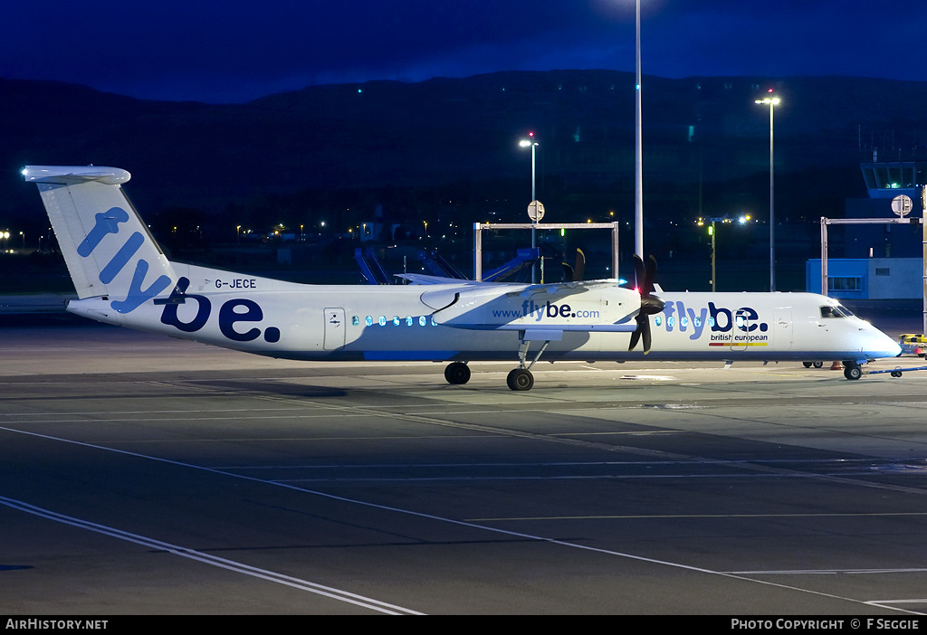 Aircraft Photo of G-JECE | Bombardier DHC-8-402 Dash 8 | Flybe - British European | AirHistory.net #58949