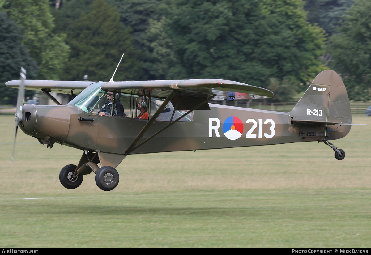 Aircraft Photo of PH-RED / R-213 | Piper PA-18-125 Super Cub | Netherlands - Air Force | AirHistory.net #58954
