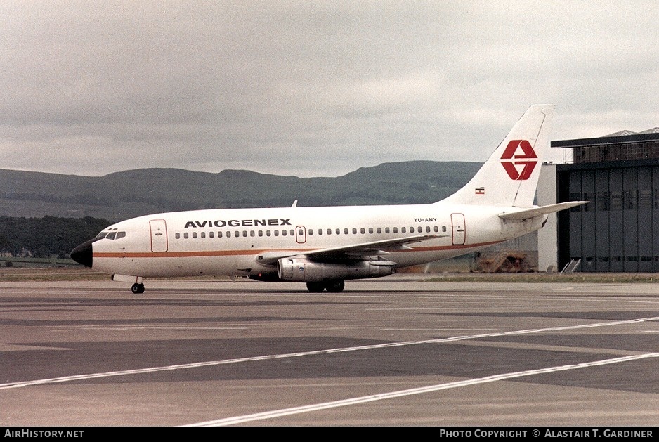 Aircraft Photo of YU-ANY | Boeing 737-281 | Aviogenex | AirHistory.net #58955