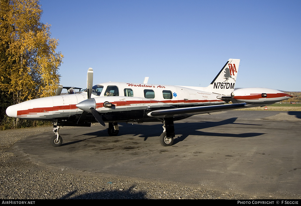 Aircraft Photo of N767DM | Piper PA-31T2-620 Cheyenne IIXL | Warbelow's Air | AirHistory.net #58961