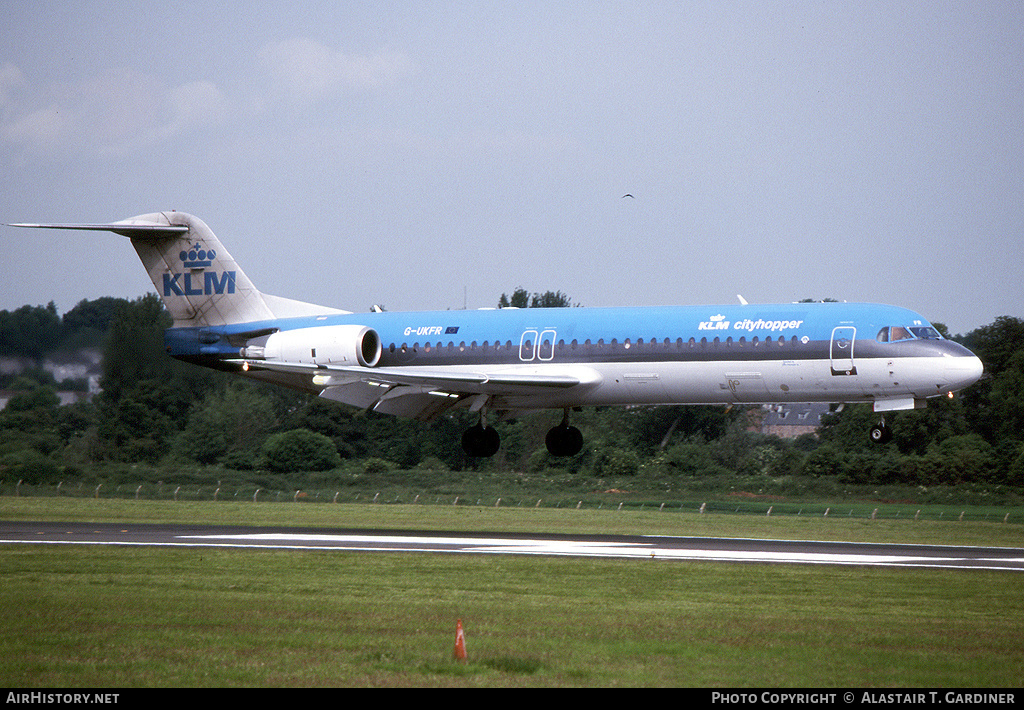 Aircraft Photo of G-UKFR | Fokker 100 (F28-0100) | KLM Cityhopper | AirHistory.net #58971