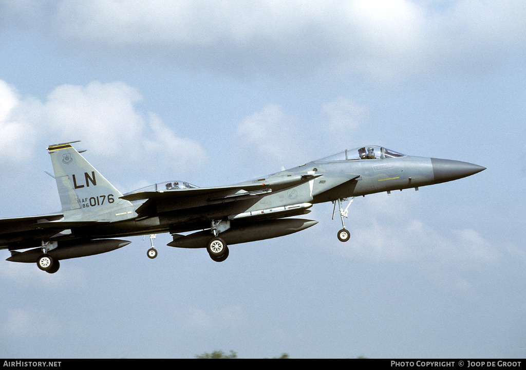 Aircraft Photo of 86-0176 / AF86-0176 | McDonnell Douglas F-15C Eagle | USA - Air Force | AirHistory.net #59003