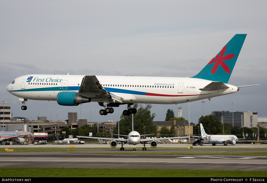 Aircraft Photo of G-OOBM | Boeing 767-324/ER | First Choice Airways | AirHistory.net #59004