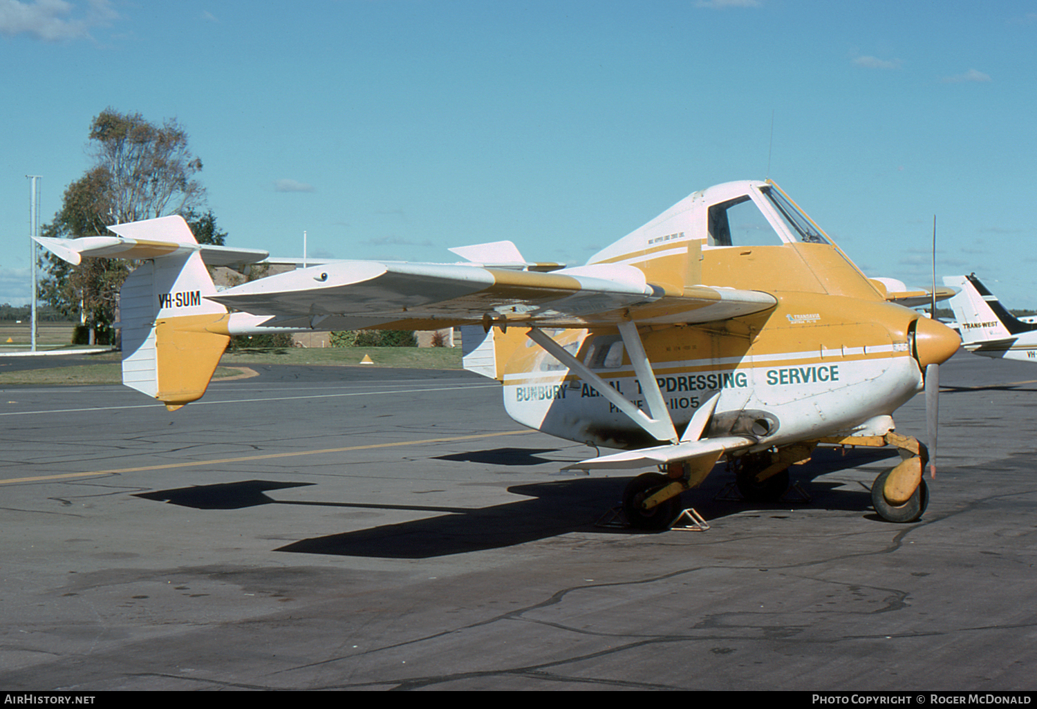 Aircraft Photo of VH-SUM | Transavia PL-12 Airtruk | Bunbury Aerial Topdressing Service | AirHistory.net #59010