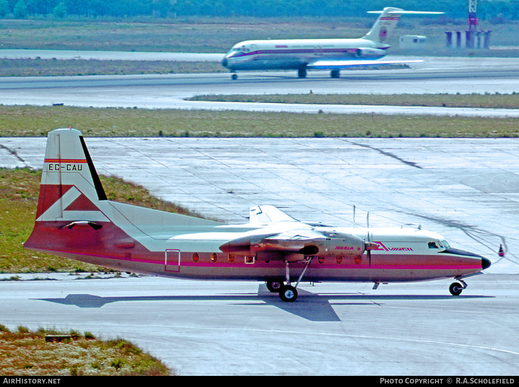 Aircraft Photo of EC-CAU | Fokker F27-600 Friendship | Aviaco | AirHistory.net #59028