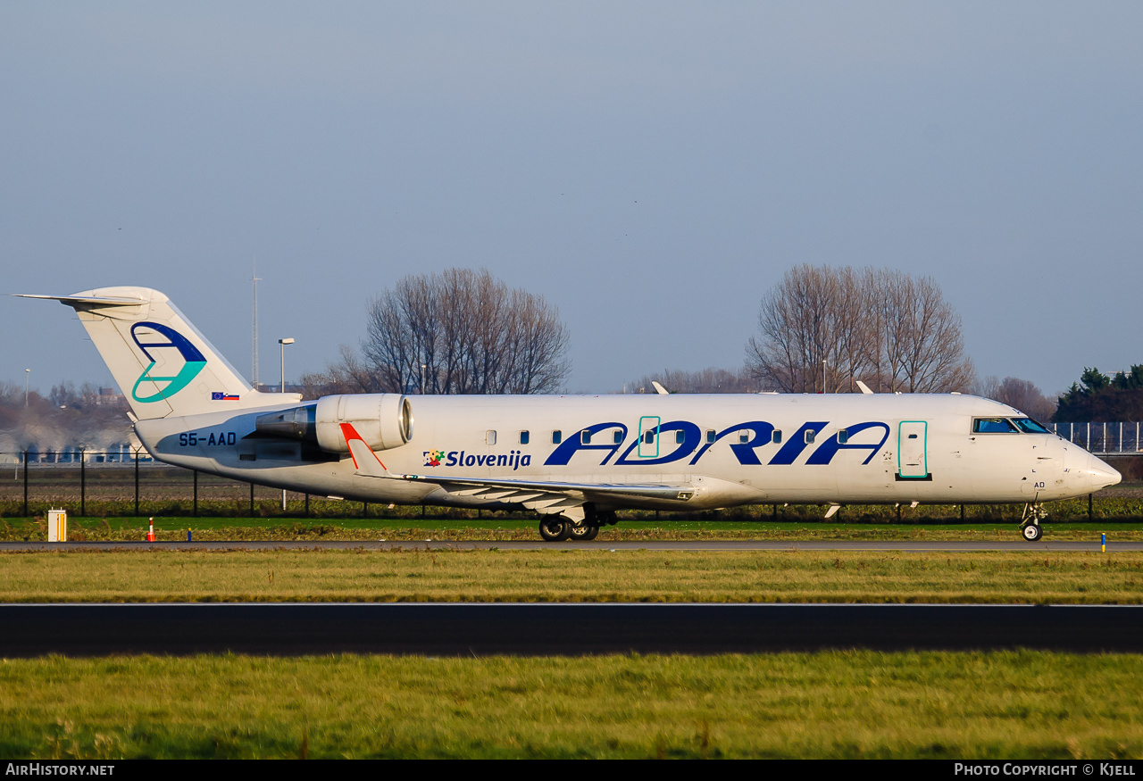 Aircraft Photo of S5-AAD | Bombardier CRJ-200LR (CL-600-2B19) | Adria Airways | AirHistory.net #59039