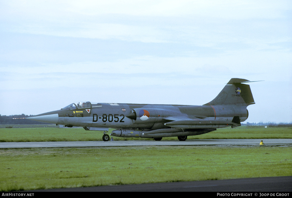 Aircraft Photo of D-8052 | Lockheed RF-104G Starfighter | Netherlands - Air Force | AirHistory.net #59052