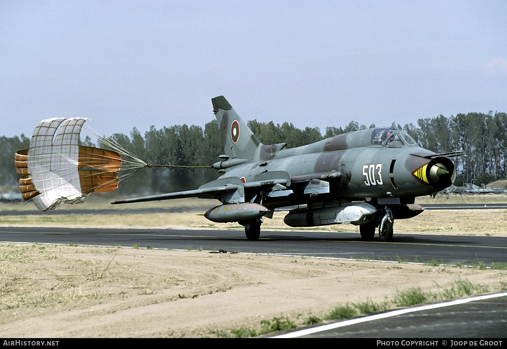 Aircraft Photo of 503 | Sukhoi Su-22M4 | Bulgaria - Air Force | AirHistory.net #59056