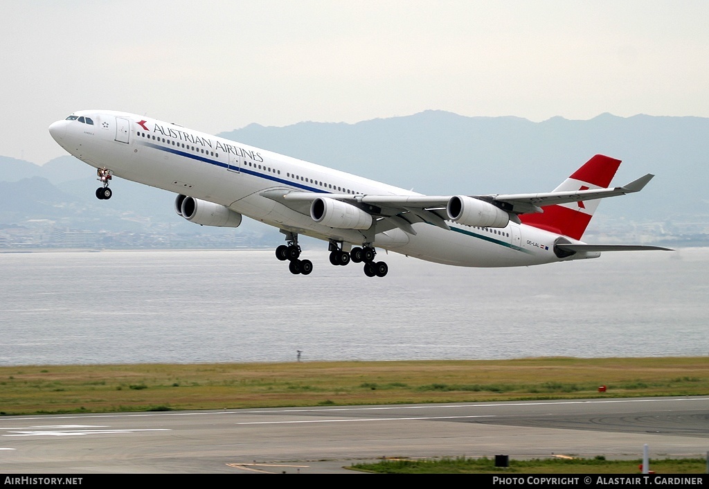 Aircraft Photo of OE-LAL | Airbus A340-313 | Austrian Airlines | AirHistory.net #59067