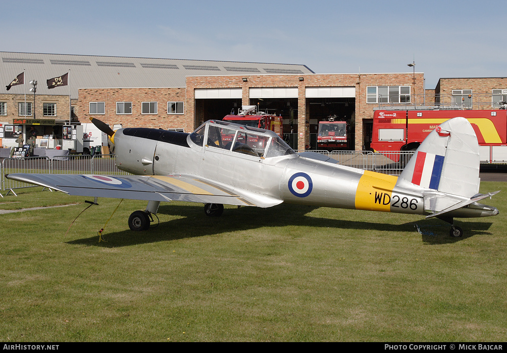 Aircraft Photo of G-BBND / WD286 | De Havilland DHC-1 Chipmunk Mk22 | UK - Air Force | AirHistory.net #59074