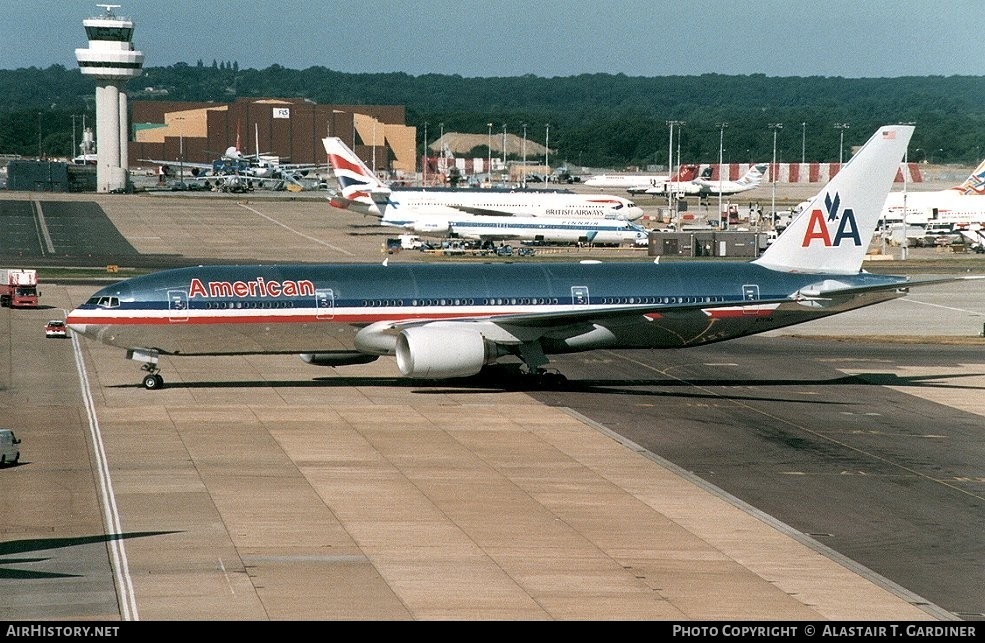 Aircraft Photo of N777AN | Boeing 777-223/ER | American Airlines | AirHistory.net #59077