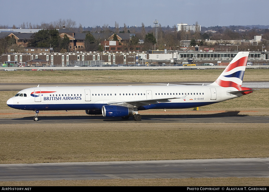 Aircraft Photo of G-EUXE | Airbus A321-231 | British Airways | AirHistory.net #59078