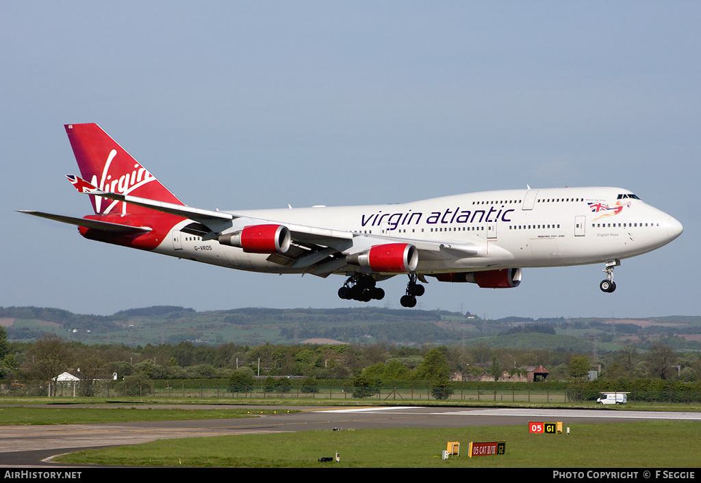 Aircraft Photo of G-VROS | Boeing 747-443 | Virgin Atlantic Airways | AirHistory.net #59096
