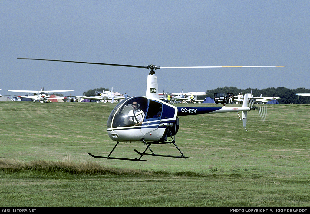 Aircraft Photo of OO-DBW | Robinson R-22 Beta | Fox | AirHistory.net #59099