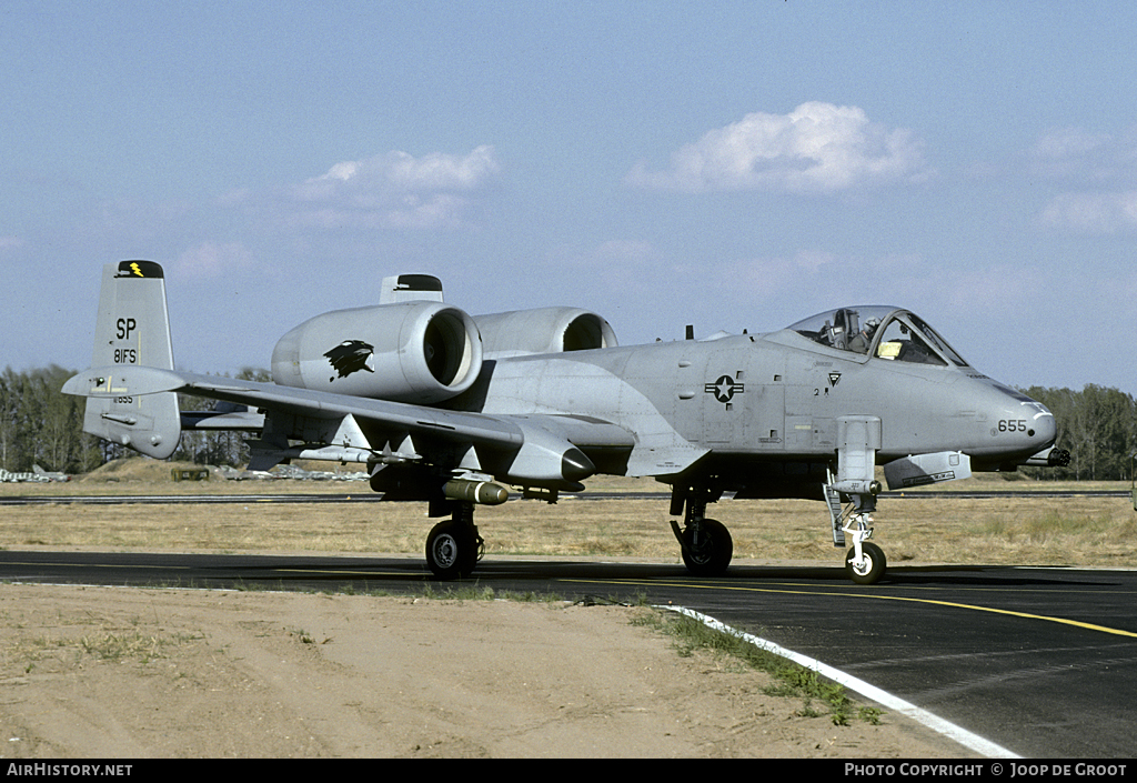 Aircraft Photo of 82-0655 / AF82-655 | Fairchild A-10A Thunderbolt II | USA - Air Force | AirHistory.net #59109