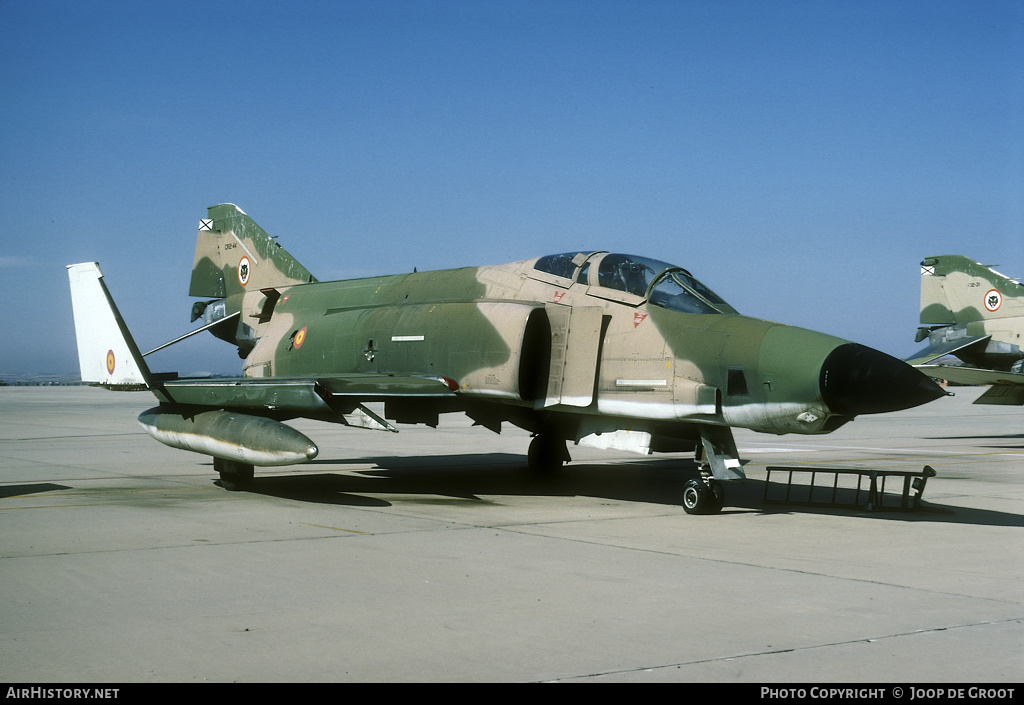 Aircraft Photo of CR12-44 | McDonnell RF-4C Phantom II | Spain - Air Force | AirHistory.net #59121