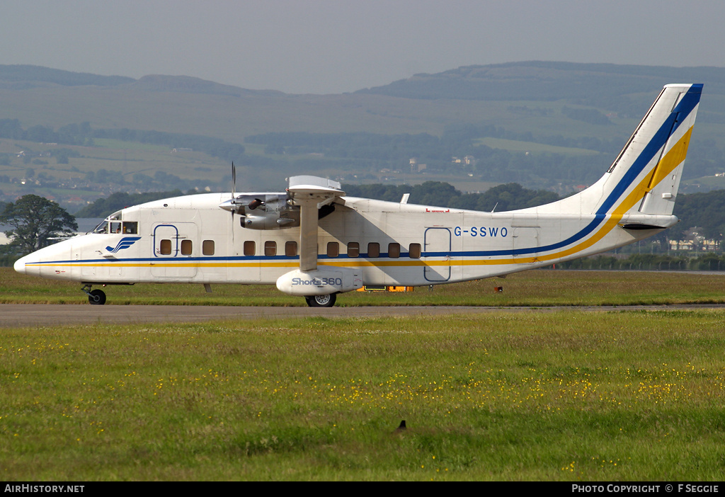 Aircraft Photo of G-SSWO | Short 360-100 | AirHistory.net #59127