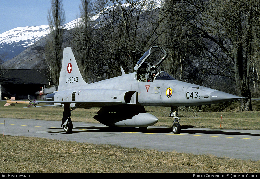 Aircraft Photo of J-3043 | Northrop F-5E Tiger II | Switzerland - Air Force | AirHistory.net #59137