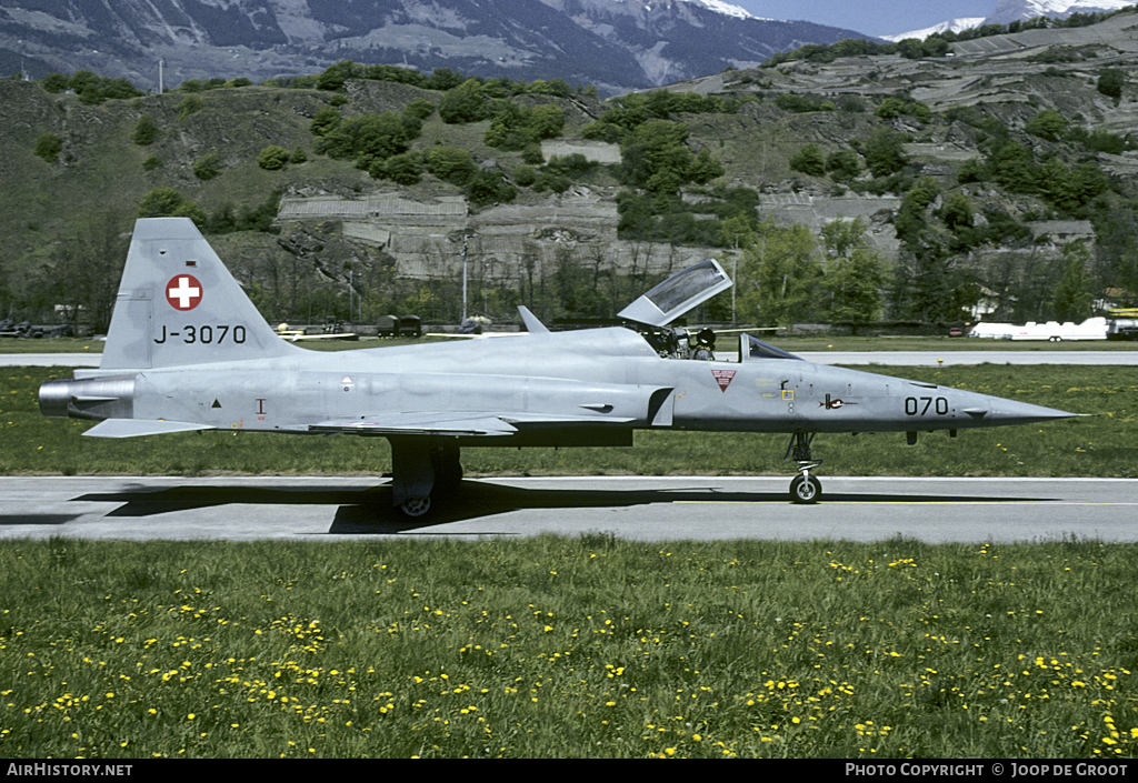 Aircraft Photo of J-3070 | Northrop F-5E Tiger II | Switzerland - Air Force | AirHistory.net #59151