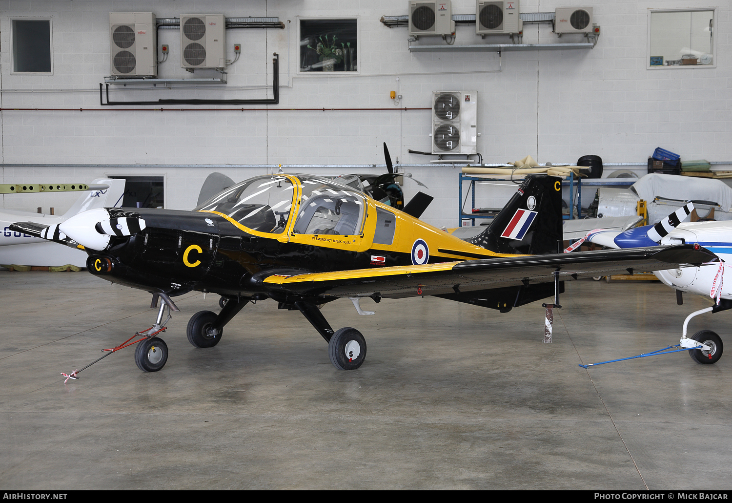 Aircraft Photo of G-CBCB / XX537 | Scottish Aviation Bulldog 120/121 | UK - Air Force | AirHistory.net #59176