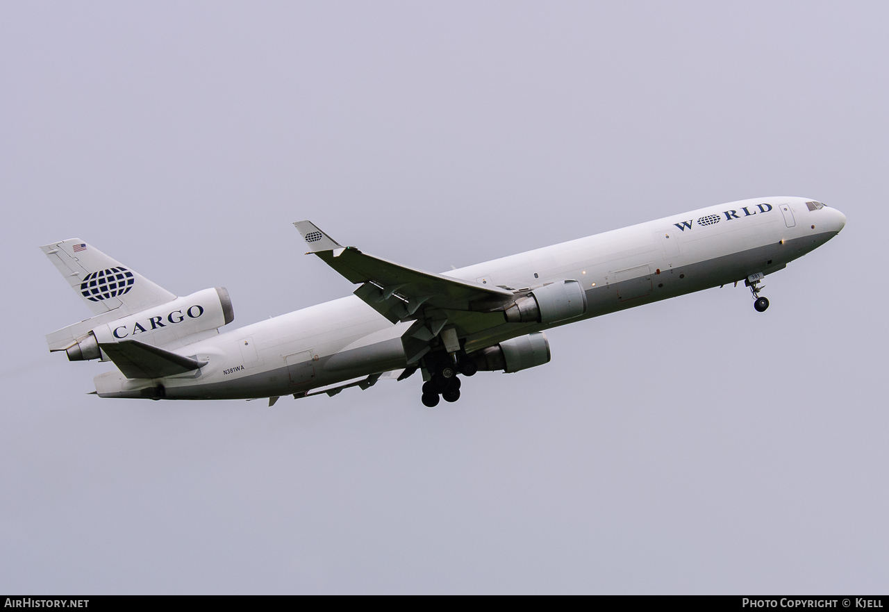 Aircraft Photo of N381WA | McDonnell Douglas MD-11/F | World Airways Cargo | AirHistory.net #59192