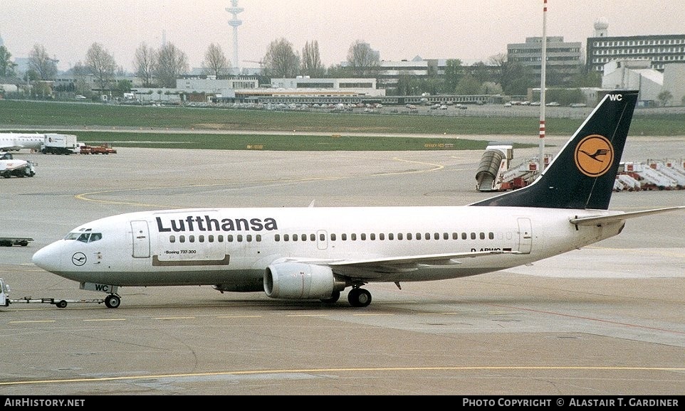 Aircraft Photo of D-ABWC | Boeing 737-330(QC) | Lufthansa | AirHistory.net #59210