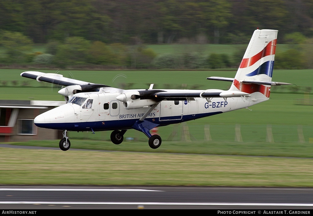 Aircraft Photo of G-BZFP | De Havilland Canada DHC-6-300 Twin Otter | British Airways | AirHistory.net #59213