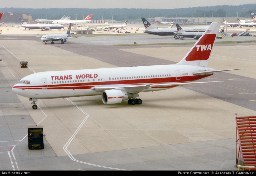 Aircraft Photo of N602TW | Boeing 767-231(ER) | Trans World Airlines - TWA | AirHistory.net #59215