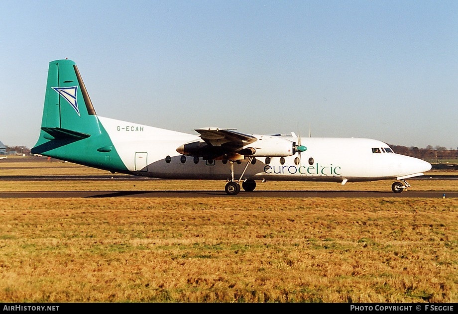 Aircraft Photo of G-ECAH | Fokker F27-500 Friendship | EuroCeltic Airways | AirHistory.net #59231