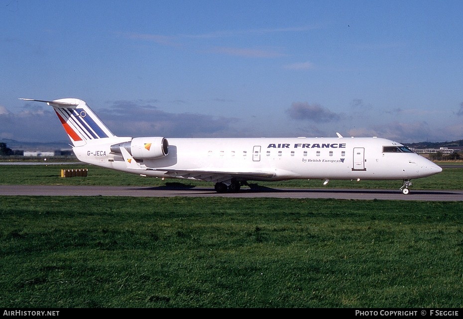 Aircraft Photo of G-JECA | Bombardier CRJ-200ER (CL-600-2B19) | Air France | AirHistory.net #59239