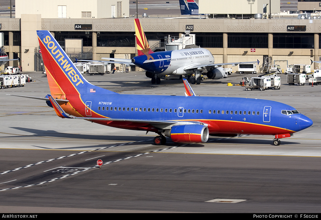 Aircraft Photo of N796SW | Boeing 737-7H4 | Southwest Airlines | AirHistory.net #59269