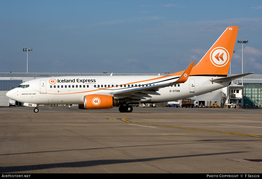 Aircraft Photo of G-STRN | Boeing 737-7L9 | Iceland Express | AirHistory.net #59284