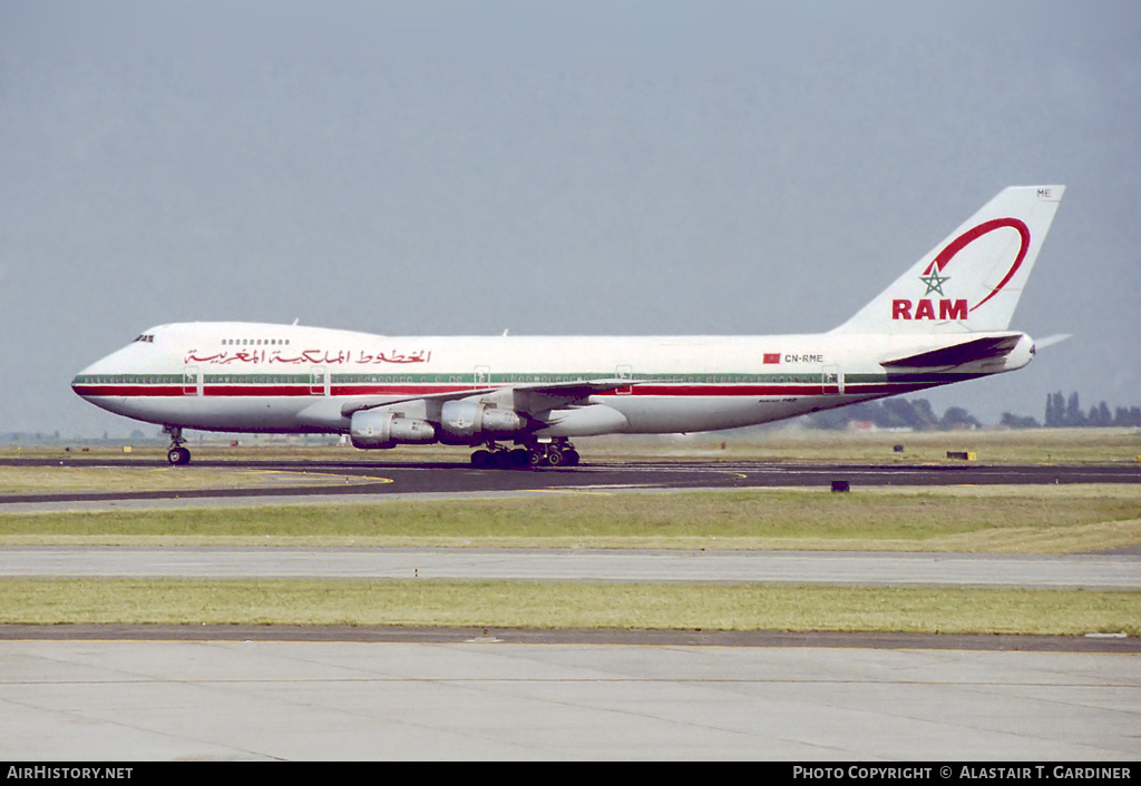 Aircraft Photo of CN-RME | Boeing 747-2B6BM | Royal Air Maroc - RAM | AirHistory.net #59324