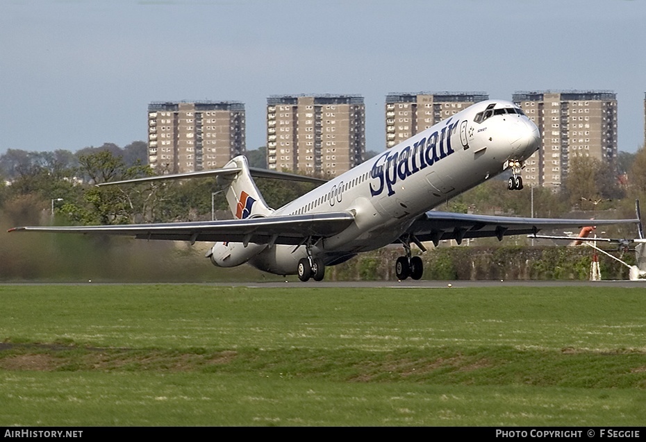 Aircraft Photo of EC-GHE | McDonnell Douglas MD-83 (DC-9-83) | Spanair | AirHistory.net #59328