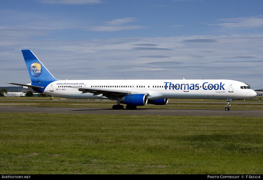 Aircraft Photo of G-JMAA | Boeing 757-3CQ | Thomas Cook Airlines | AirHistory.net #59338