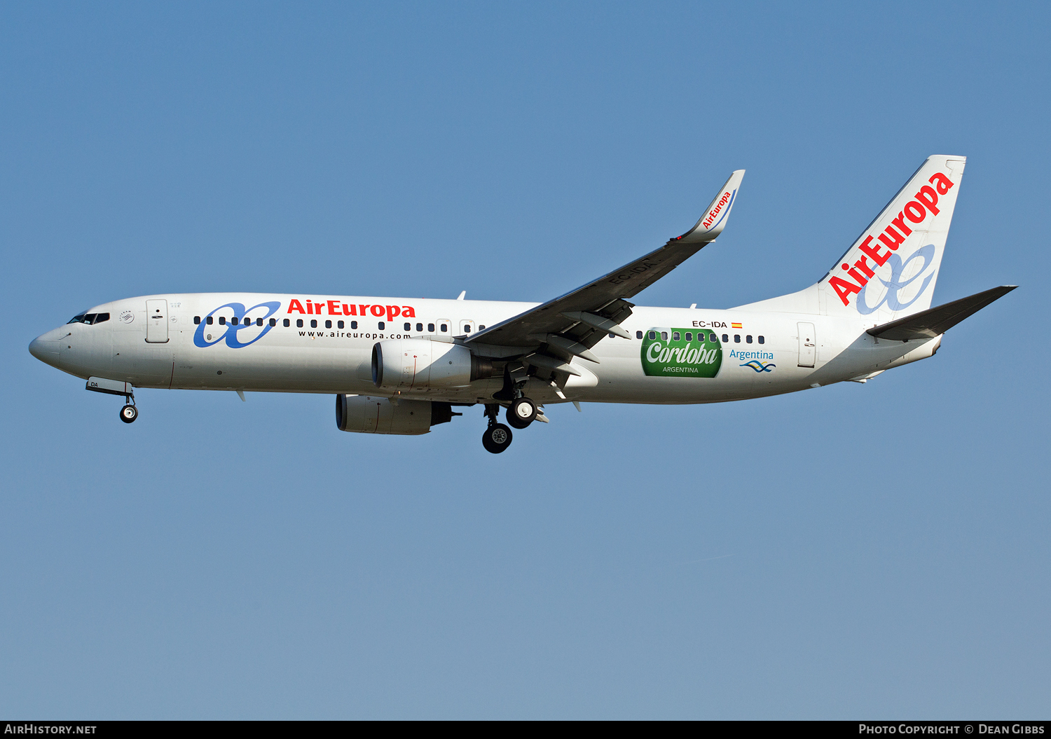 Aircraft Photo of EC-IDA | Boeing 737-86Q | Air Europa | AirHistory.net #59343