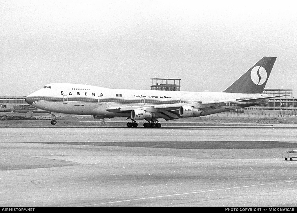 Aircraft Photo of OO-SGB | Boeing 747-129(M) | Sabena | AirHistory.net #59354