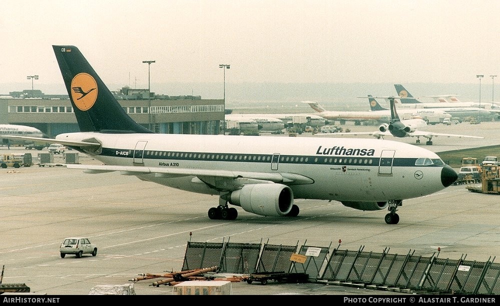 Aircraft Photo of D-AICB | Airbus A310-203 | Lufthansa | AirHistory.net #59369